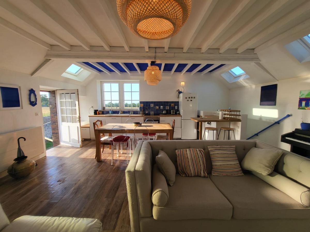 Casa Azul - Omaha Beach โคลวิลล์-ซัวร์-แมร์ ภายนอก รูปภาพ