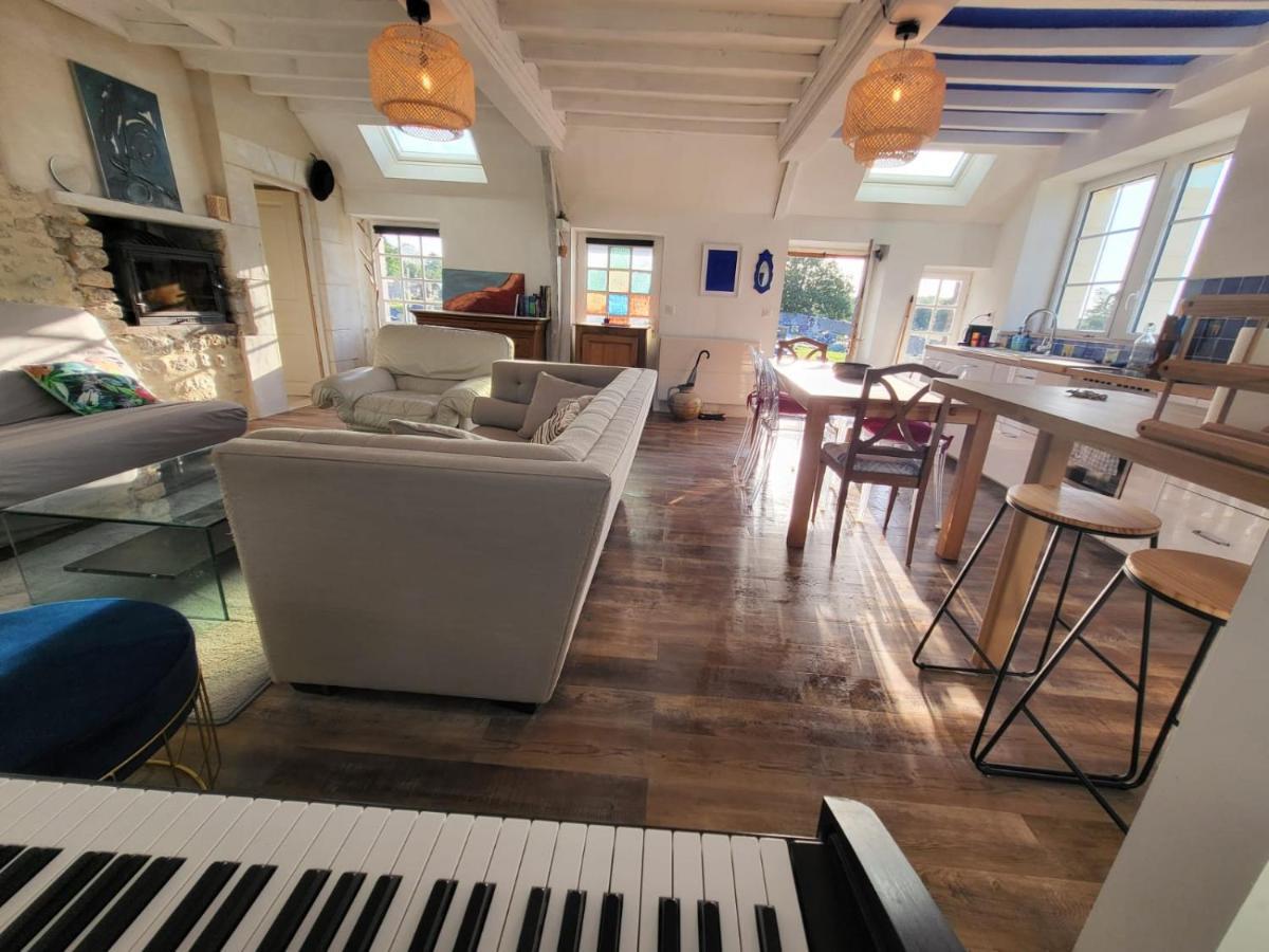 Casa Azul - Omaha Beach โคลวิลล์-ซัวร์-แมร์ ภายนอก รูปภาพ